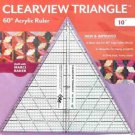 10" Clearview Triangle