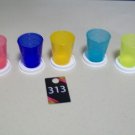 Tupperware Set Of 5 Pastel Midgets -- 2 oz (#313)