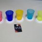 Tupperware Set Of 5 Pastel Midgets -- 2 oz (#313)