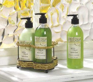 Mint & Sage Bath Set
