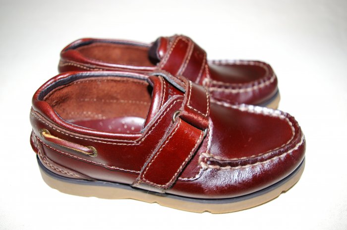 SPERRY MAKO HL Top-Siders BOYS boat shoes BROWN size 10