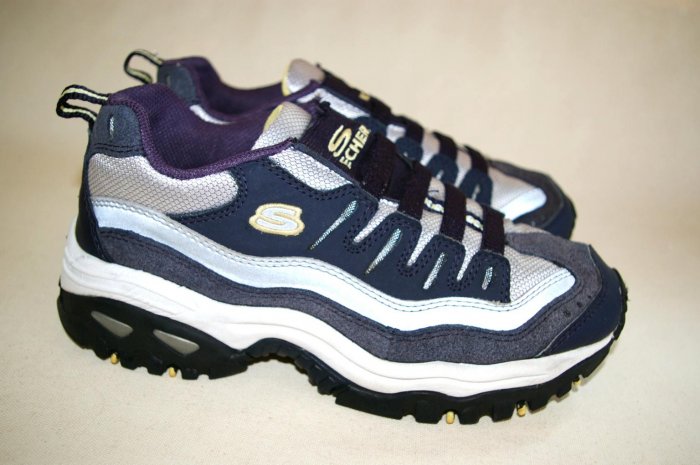 SKECHERS sketchers SPORT Womens BLUE Sneakers size 8 38