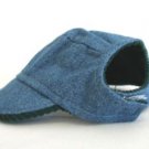 Denim & Green Corduroy Dog Visor  medium