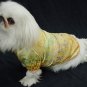 Oriental Cheong-Sam dog Dress Gold XX-Small