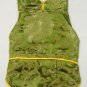 Oriental Cheong-Sam Dog Dress Olive Green Small