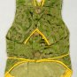 Oriental Cheong-Sam Dog Dress Olive Green X-Small