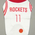 #11 Basketball Dog T-shirt Rockets Small