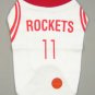 #11 Basketball Dog T-shirt Rockets Small