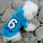 Hooded Sweatshirt-blue Blue Dog Shirt X Large