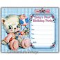 Vintage Baby's 1st First Birthday Party Invitations