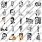 Vintage Retro 1950s Men/Women Images Clip Art CD