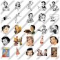 Vintage Retro 1950s Men/Women Images Clip Art CD