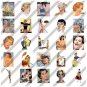 Vintage Retro 1950s Men/Women Images Clip Art CD