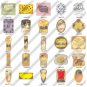 Vintage Cosmetic/Perfume Labels Clipart Clip Art CD
