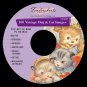 Vintage 40's 50's Dog & Cat Images Clipart Clip Art CD