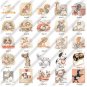Vintage 40's 50's Dog & Cat Images Clipart Clip Art CD