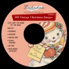 Vintage Christmas Cards Images Clipart Clip Art CD