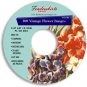 Vintage 1930s-1950s Flower Images Clipart Clip Art CD