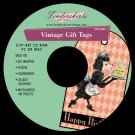 DIY Print Your Own Vintage GIFT TAGS Baby/Birthday CD