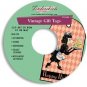 DIY Print Your Own Vintage GIFT TAGS Baby/Birthday CD