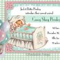 Custom Vintage Baby Cradle Birth Announcements
