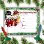 Vintage Retro Snowman Holiday Party Invitations