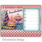 Vintage Retro Ice Cream Birthday Party Invitations