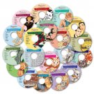Vintage Retro Images Collection Clipart Clip Art CD Set
