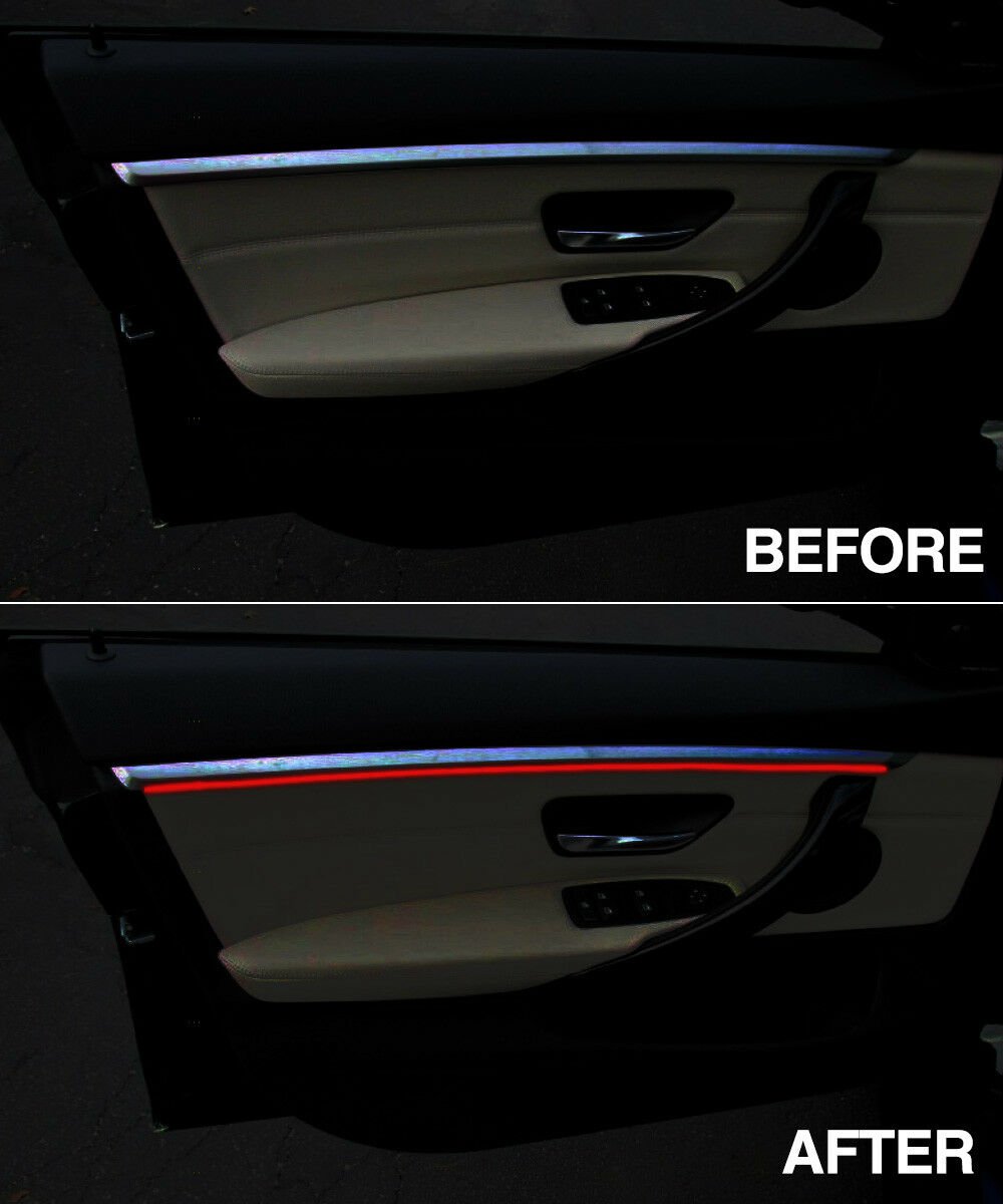 BMW F36 4 Series Gran Coupe Ambient Light Upgrade - Interior ...