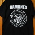 RAMONES T-SHIRT Classic black t shirt Presidential Seal Johnny Joey DeeDee Tommy