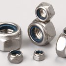 Stainless Steel 304 SS Hex Nylon Lock Nuts Metric M2 M2.5 M3 M4 M5 M6 M8 M10