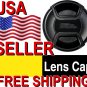 Snap-on Pinch 58mm Front Lens Cap for Nikon Nikkor Canon Sony Pentax Panasonic