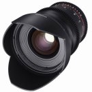 Samyang VDSLR II 24mm T1.5 Cine Wide Angle Lens for Sony Alpha A Mount declicked