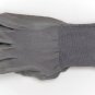 Textured Latex GRIP Knit Fabric Work Gardening Gloves Gray Women lot Size Med Lg