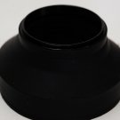 Round 3-in-1 58mm Collapsible Rubber Lens Hood Shade Canon Nikon Sony Panasonic