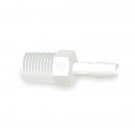 Plastic A6-6WP Barbed Adapter 3/8 x 3/8 Inch Polypropylene