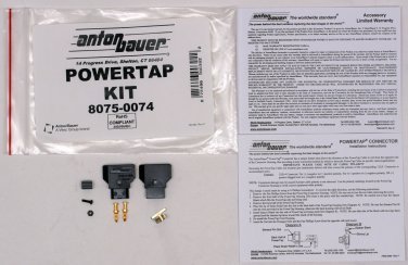 Genuine Anton Bauer PowerTap Kit Male D-Tap Connector Plug for Batteries, Power