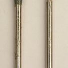 Set of 2 Conical Diamond Grinding Burr 1/8" 3mm Shank For Dremel Rotary Tool New
