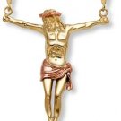 14K Gold Jesus Crucifixion Pendant - Small Size