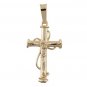 14K Gold Victorian Antique Style Crucifix