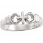 Sterling Silver "Joined by Christ" Ring