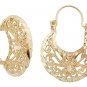 14K Gold Filigree Earrings