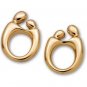 14K Gold Mother & Child Post Earrings (Choice of Gold)