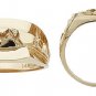 Men's 14K Gold Nugget Ring