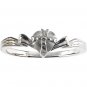 Sterling Silver "Gift Wrapped Heart" Ring