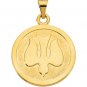 14K Gold Holy Spirit Pendant