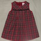 Gymboree Holiday Magic Pleated Plaid Dress 6-12 Months