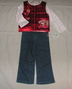 Strawberry Shortcake 3 piece Set size 3T