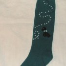Gymboree My Best Friend Scottie Dog Knee Sock sz 11-13