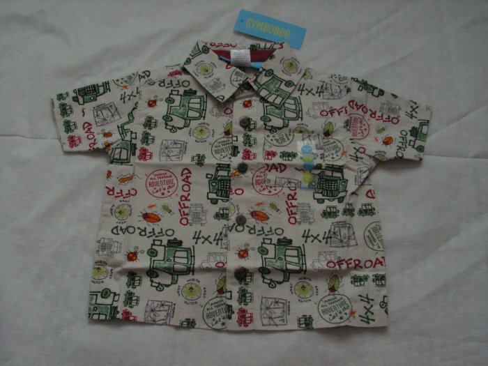 Gymboree Safari Adventure Camp Shirt 12-18 months